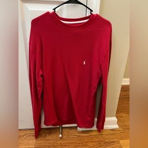 Polo Ralph Lauren Long Sleeve Red Thermal Men’s Size L